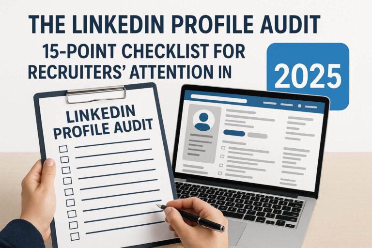 The LinkedIn Profile Audit: 15-Point Checklist for Recruiters’ Attention in 2025