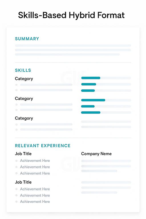 Skills Based Hybrid Resume Format