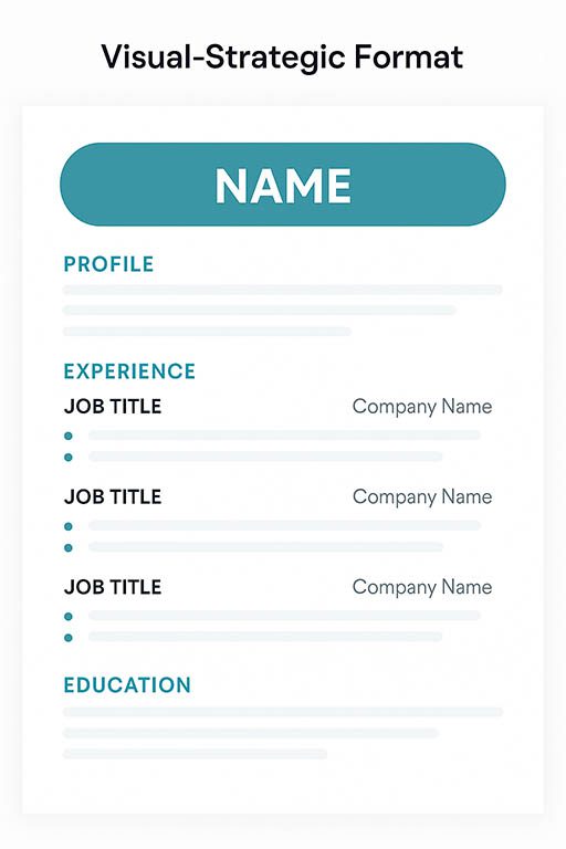 Visually Strategic Resume Format