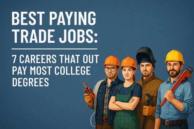 Best Paying Trade Jobs: 7 Careers That Out Pay Most College Degrees