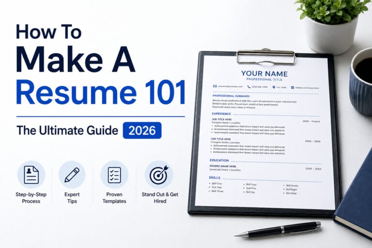 How To Make A Resume 101 (The Ultimate Guide 2026)