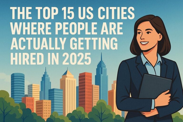 The Top 15 US Cities Where People Are Actually Getting Hired in 2025