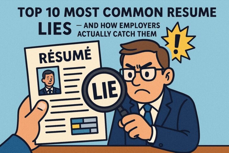 Top 10 Most Common Resume Lies — and How Employers Actually Catch Them