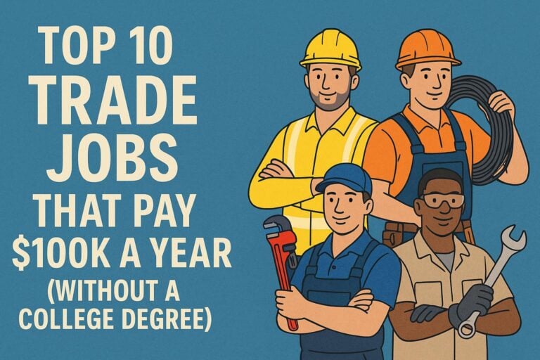 Top 10 Trade Jobs That Pay 100K A Year (Without a College Degree)