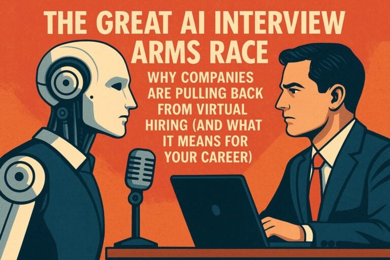 The Great AI Interview Arms Race: Why Companies Are Pulling Back from Virtual Hiring (And What It Means for Your Career)