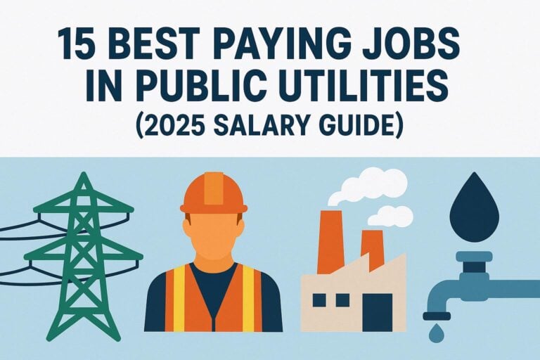 15 Best Paying Jobs in Public Utilities (2025 Salary Guide)
