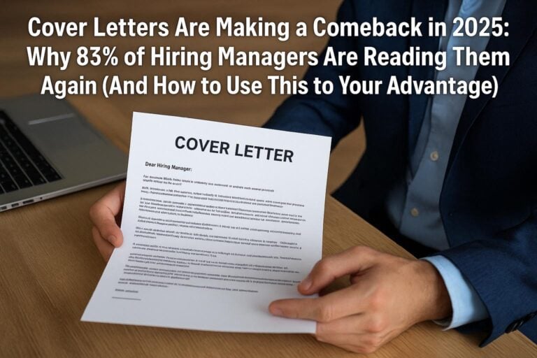 Cover Letters Are Making a Comeback in 2025: Why 83% of Hiring Managers Are Reading Them Again (And How to Use This to Your Advantage)