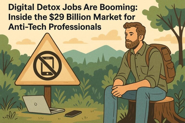 Digital Detox Jobs Are Booming: Inside the $29 Billion Market for Anti-Tech Professionals