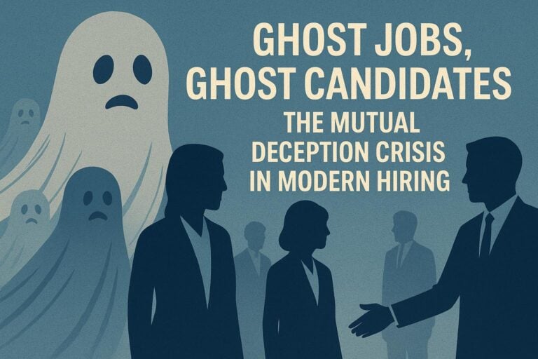 Ghost Jobs, Ghost Candidates: The Mutual Deception Crisis in Modern Hiring