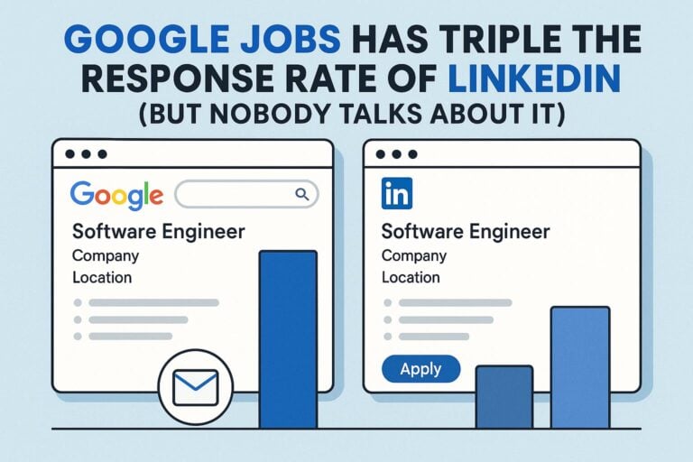 Google Jobs Has Triple the Response Rate of LinkedIn (But Nobody Talks About It)