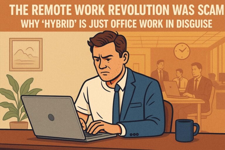 The Remote Work Revolution Was a Scam: Why ‘Hybrid’ Is Just Office Work in Disguise