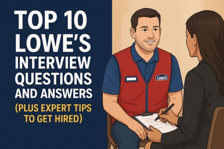 Top 10 Lowe’s Interview Questions and Answers (Plus Expert Tips to Get Hired)