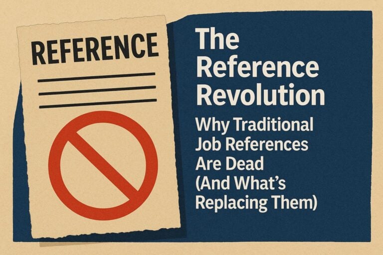 The Reference Revolution: Why Traditional Job References Are Dead (And What’s Replacing Them)