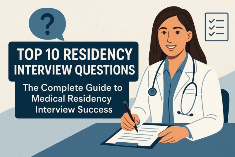 Top 10 Residency Interview Questions: The Complete Guide to Medical Residency Interview Success