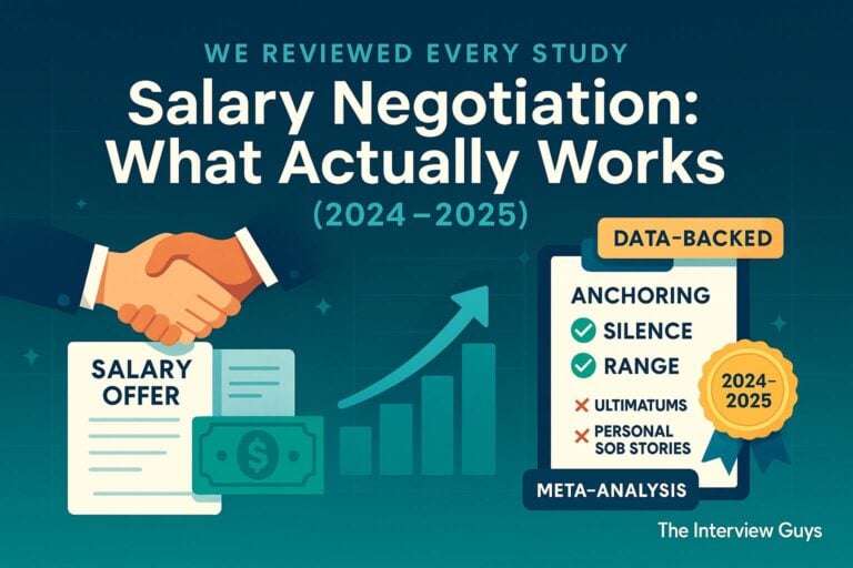 We Reviewed Every Salary Negotiation Study from 2024-2025 – Here’s What Actually Works