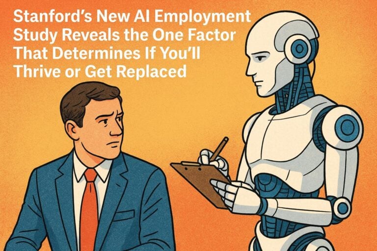 Stanford’s New AI Employment Study Reveals the One Factor That Determines If You’ll Thrive or Get Replaced