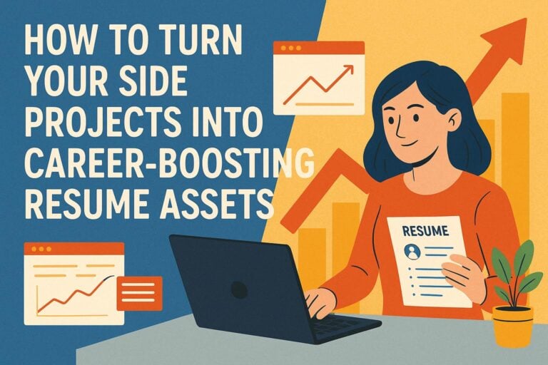 How to Turn Your Side Projects Into Career-Boosting Resume Assets
