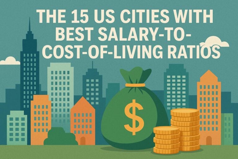 The 15 US Cities with the Best Salary-to-Cost-of-Living Ratios