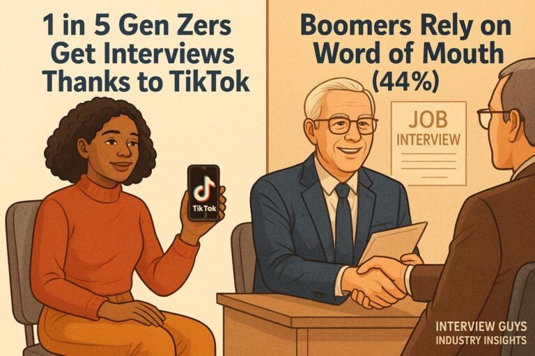 1 in 5 Gen Zers Get Interviews Thanks to TikTok – Boomers Rely on Word of Mouth (44%)