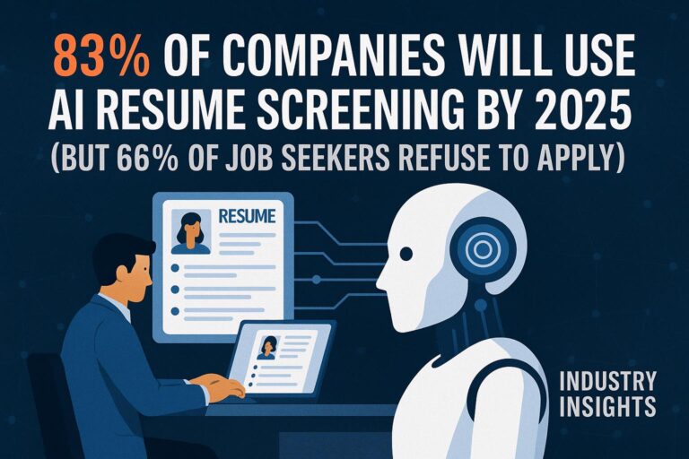 83% of Companies Will Use AI Resume Screening by 2025 (But 66% of Job Seekers Refuse to Apply)