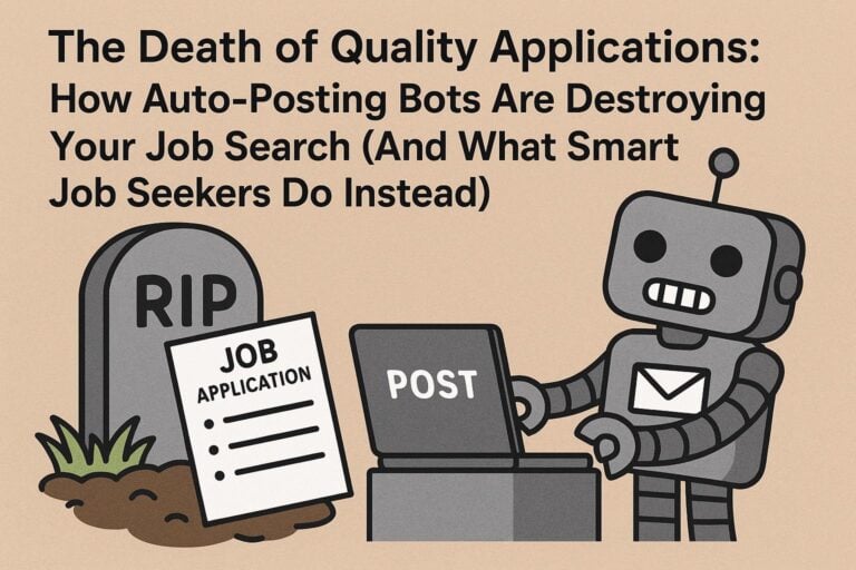 The Death of Quality Applications: How Auto-Posting Bots Are Destroying Your Job Search (And What Smart Job Seekers Do Instead)