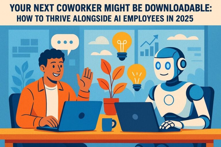 Your Next Coworker Might Be Downloadable: How to Thrive Alongside AI Employees in 2025