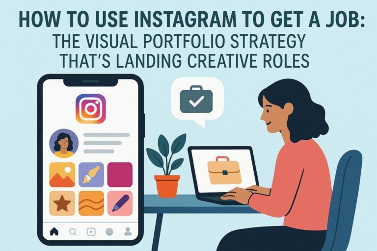 How To Use Instagram To Get A Job: The Visual Portfolio Strategy That’s Landing Creative Roles