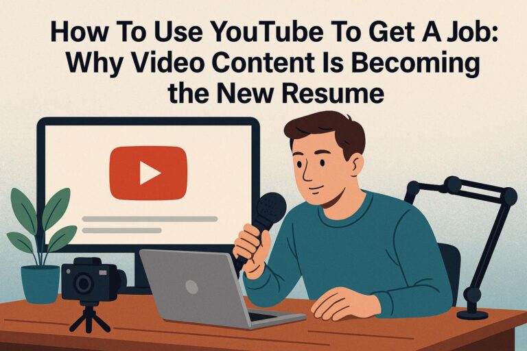 How To Use YouTube To Get A Job: Why Video Content Is Becoming the New Resume