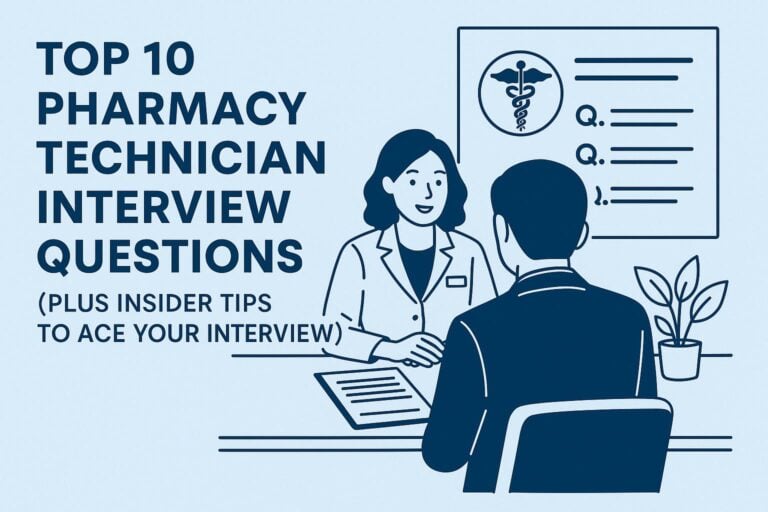 Top 10 Pharmacy Technician Interview Questions (Plus Insider Tips to Ace Your Interview)