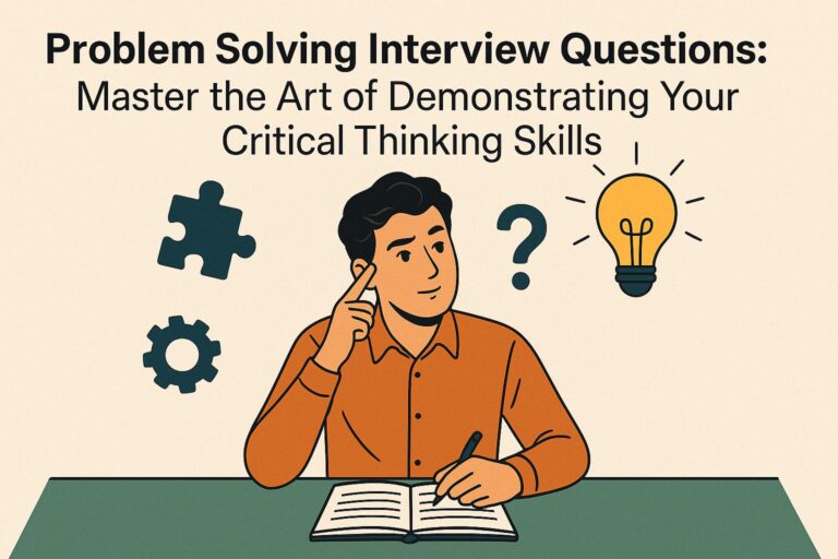 Problem Solving Interview Questions: Master the Art of Demonstrating Your Critical Thinking Skills