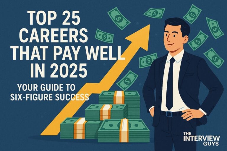 Top 25 Careers That Pay Well in 2025: Your Guide to Six-Figure Success