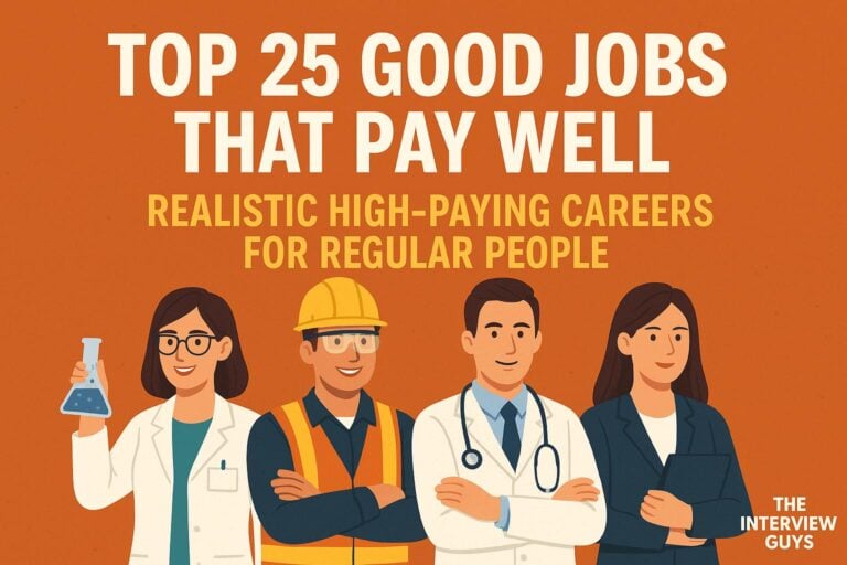 Top 25 Good Jobs That Pay Well: Realistic High-Paying Careers for Regular People