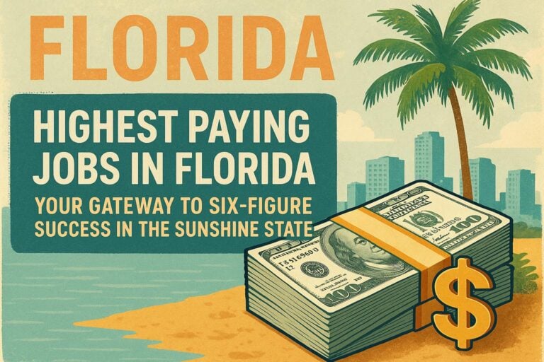 Highest Paying Jobs in Florida: Your Gateway to Six-Figure Success in the Sunshine State