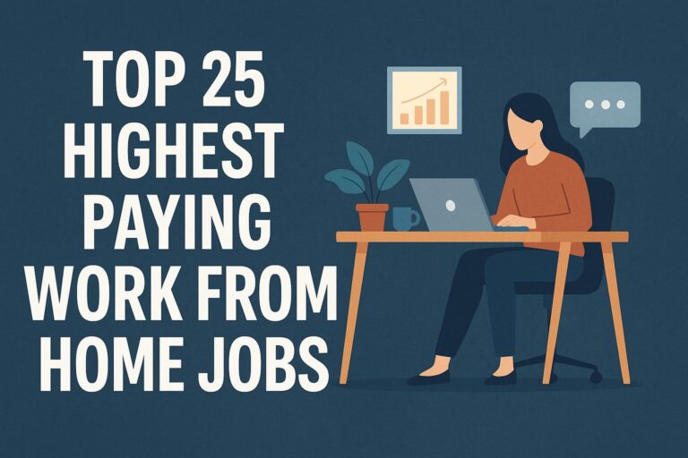 Top 25 Highest Paying Work From Home Jobs