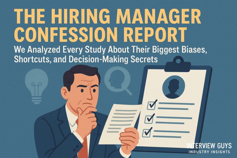 The Hiring Manager Confession Report: We Analyzed Every Study About Their Biggest Biases, Shortcuts, and Decision-Making Secrets