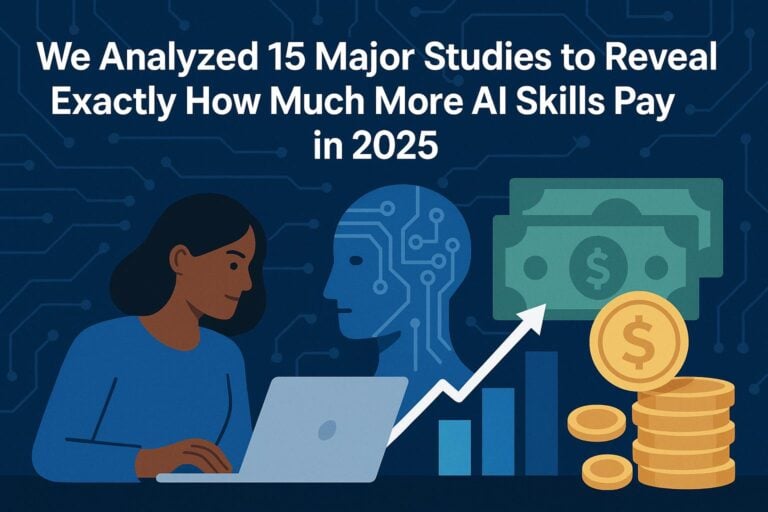 We Analyzed 15 Major Studies to Reveal Exactly How Much More AI Skills Pay in 2025
