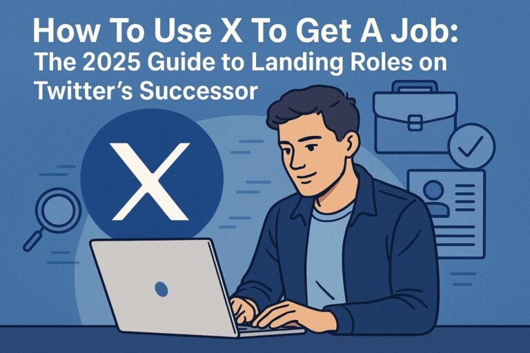How To Use X To Get A Job: The 2025 Guide to Landing Roles on Twitter’s Successor
