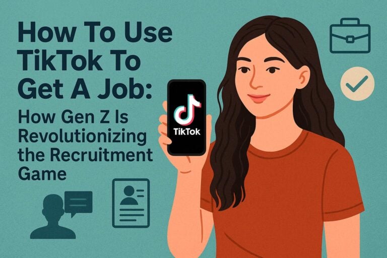 How To Use TikTok To Get A Job: How Gen Z Is Revolutionizing the Recruitment Game