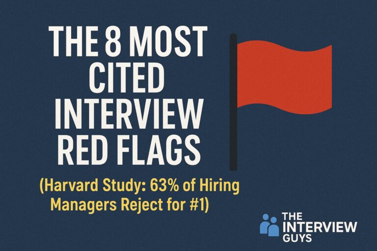 The 8 Most Cited Interview Red Flags (Harvard Study: 63% of Hiring Managers Reject for #1)