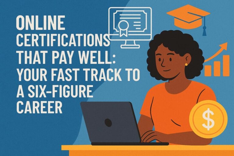 Online Certifications That Pay Well: Your Fast Track to a Six-Figure Career