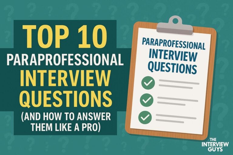 Top 10 Paraprofessional Interview Questions (And How to Answer Them Like a Pro)