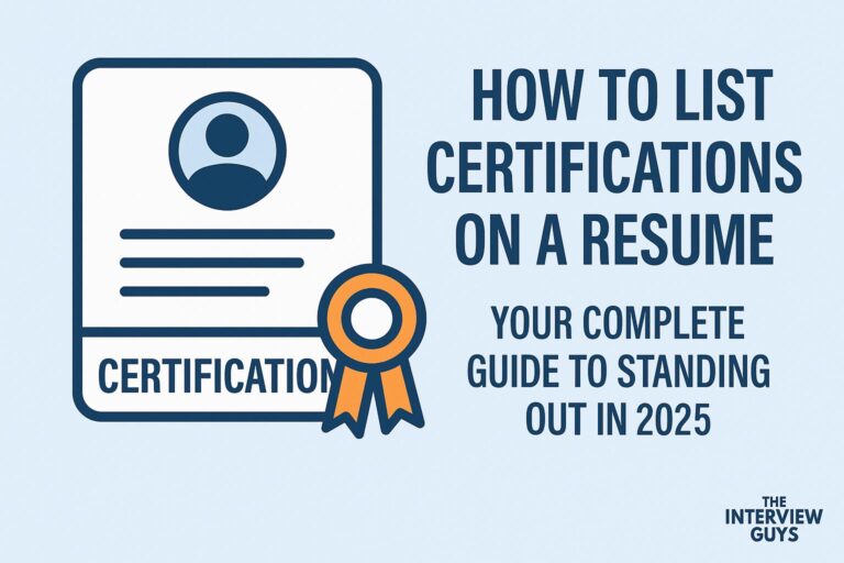 How to List Certifications on a Resume: Your Complete Guide to Standing Out in 2025