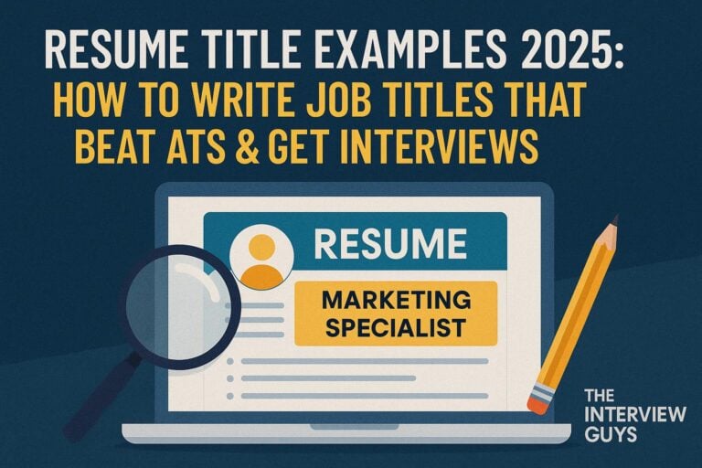 Resume Title Examples 2025: How to Write Job Titles That Beat ATS & Get Interviews