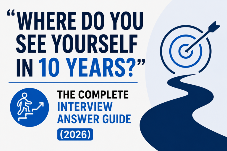 “Where Do You See Yourself in 10 Years?” The Complete Interview Answer Guide (2026)