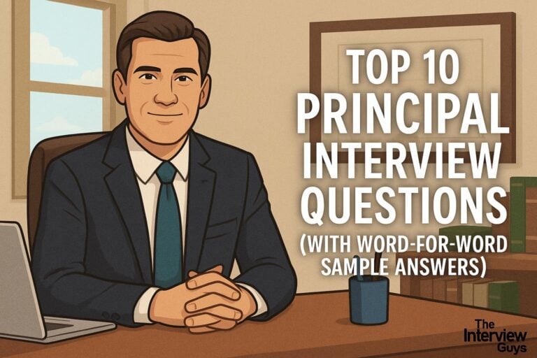 Top 10 Principal Interview Questions (With Word-for-Word Sample Answers)