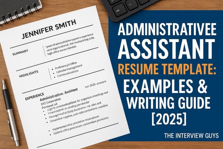 Administrative Assistant Resume Template: Examples & Writing Guide [2025]
