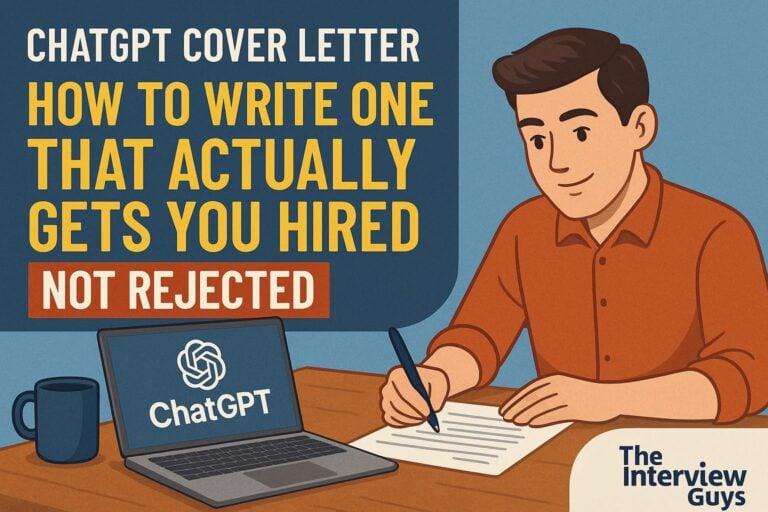 ChatGPT Cover Letter: How to Write One That Actually Gets You Hired (Not Rejected)