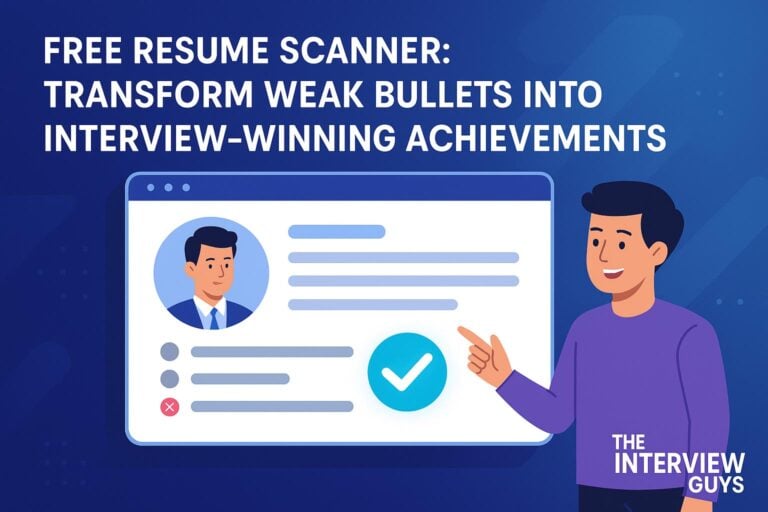 Free Resume Scanner: Transform Weak Bullets Into Interview-Winning Achievements