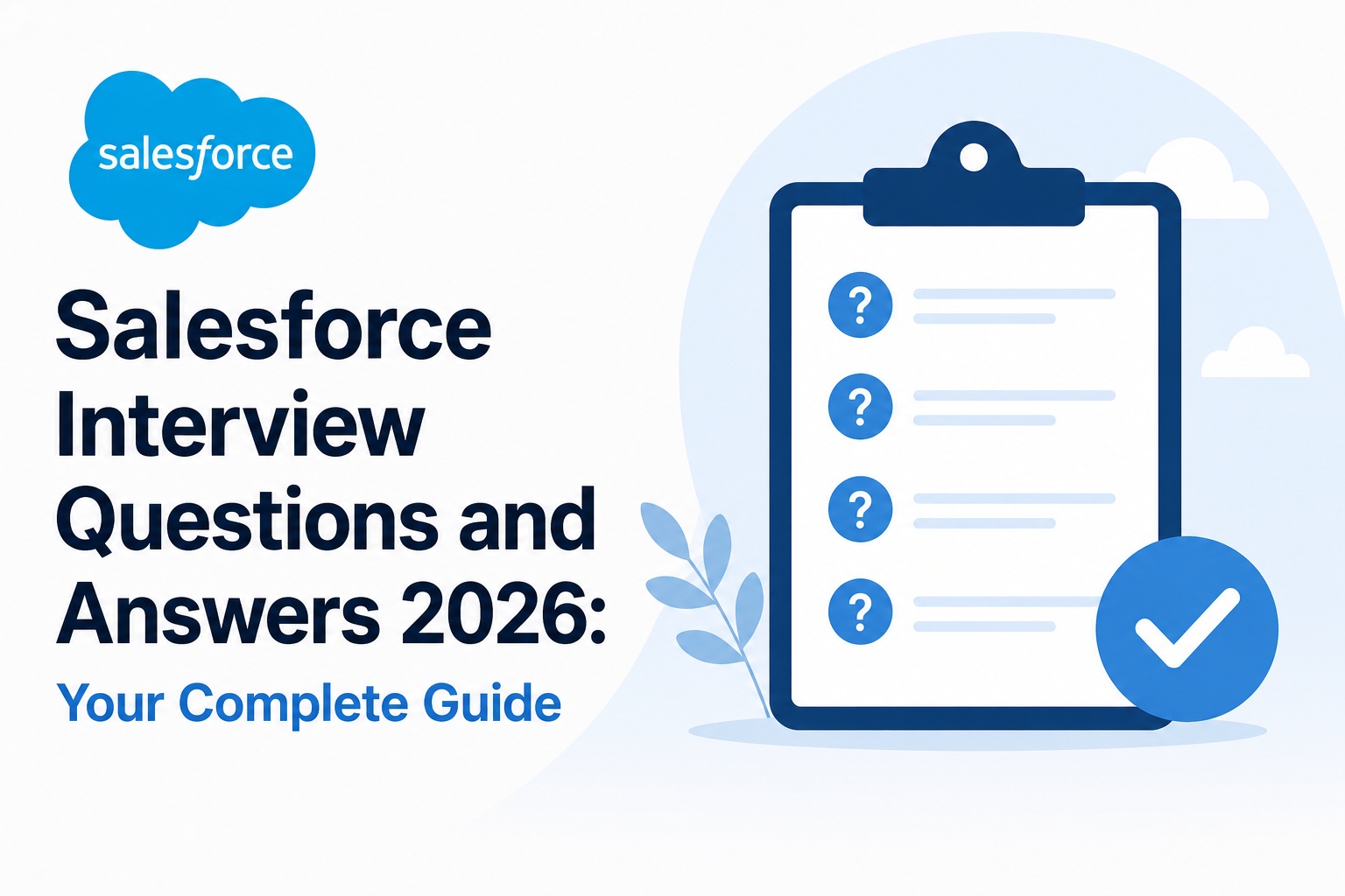 Salesforce Interview Questions and Answers 2026: Your Complete Guide ...