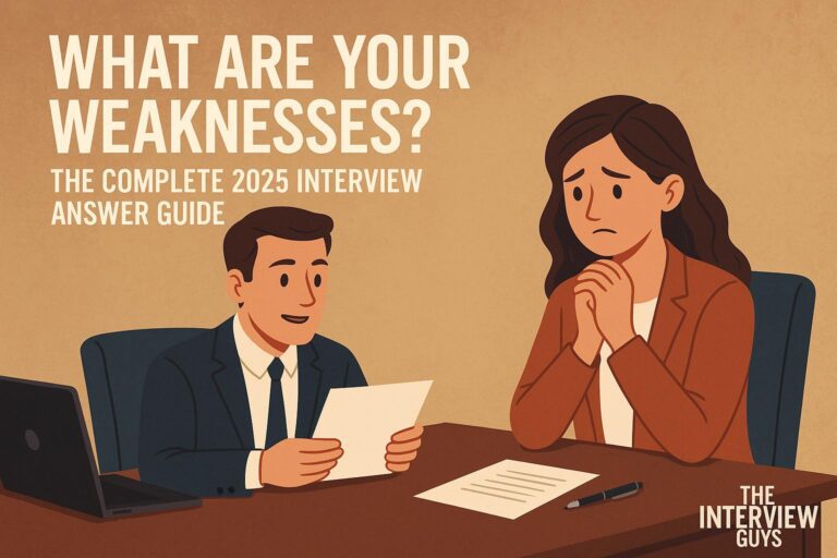 What Are Your Weaknesses? The Complete 2025 Interview Answer Guide